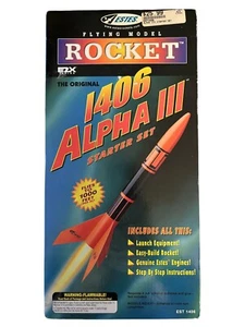 Classic Estes #1406 Alpha III E2X Series Flying Model Rocket Kit (NO ENGINES) - Picture 1 of 3