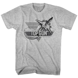 Top Gun Movie F14 Tomcat Jet Fighter Logo Men's T Shirt - Picture 1 of 5