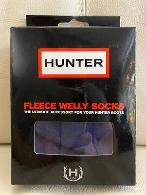 Hunter Niños Azul Marino Alto Polar Welly Boot Calcetines 1602 EE. UU. Talla MXS (11-13) Foto 1 de 4