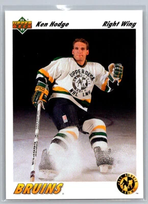 # 41 Ken Hodge Boston Bruins 1991-92 Upper Deck - Image 1 of 2