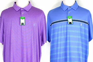 IZOD Golf Poloshirt Kurzarm gestreift 2XL 3XL - Bild 1 von 7