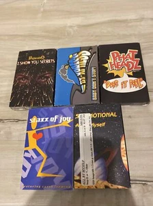5 DANCE VINTAGE CASSETTE LOT PHARAO GT EXPRESS PHAT HEADZ SO EMOTIONAL STAXX JOY - Picture 1 of 2