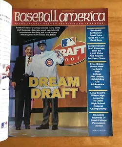 Baseball Amerika Magazin 2007 Josh Vitters Chicago Cubs Cover ohne Etikett - Bild 1 von 3