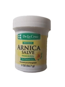 De La Cruz ARNICA SALVE for Dry Cracked Skin 24 Hour Moisture Pomada 2oz. 1-Tub - Picture 1 of 10