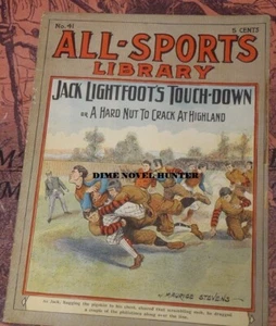 1905 ALL-SPORTS LIBRARY #41A SCARCE SPORTS STREET AND SMITH DIME NOVEL - Picture 1 of 1