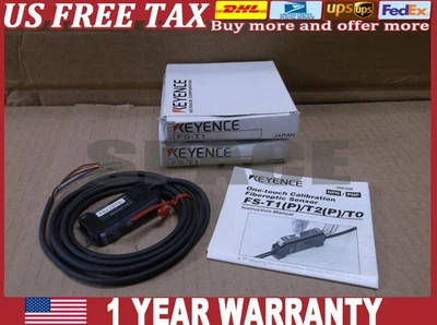 FS-T1 Keyence NEW In Box Photoelectric Switch Sensor Fiber Optic Amplifier FST1 - Image 1 of 4