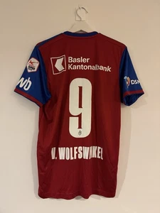 Match Worn Fc Basel 2019 / 20 Home Football Shirt Adidas M V. Wolfswinkel - Picture 1 of 8