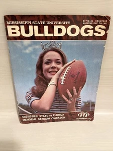 1971 Mississippi State Bulldogs Football Program vs. Florida - 9/18/1971 Game - Picture 1 of 16
