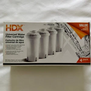 (4 PACK) HDX UNIVERSAL WATER FILTER CARTRIDGE MODEL# QF-11 fits all Brita - Picture 1 of 6
