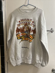 Sudadera de Colección Branson MO 🇺🇸 Whisky & Horses Cuello Redondo XL Premier Ropa Deportiva - Imagen 1 de 21