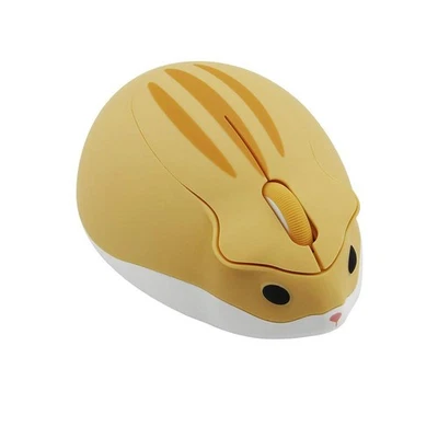 2.4GHz Wireless Mouse Cute Hamster Shape Less Noice Portable Mobile Optical 1... - Image 1 of 4