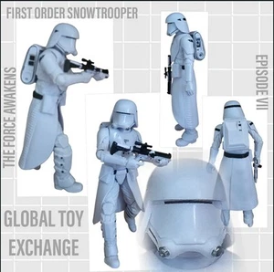 FIGURA SNOWTROOPER STAR WARS SERIE NEGRA 6 PULGADAS PRIMER ORDEN HASBRO - Imagen 1 de 6