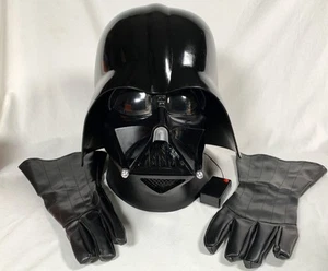 RUBIES 2005 Star Wars DARTH VADER HELMET MASK + BONUS VOICE BOX & Gloves COSPLAY - Picture 1 of 12