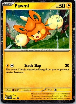 Pawmi - (Cosmos Holo) 040 - SV: Scarlet & Violet Promo Cards Holofoil - Image 1 of 2