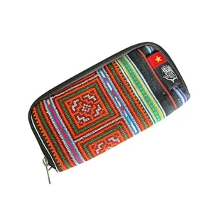 Ethnotek Chiburi Accordion Wallet Travel Clutch Artisan Fabric - Picture 1 of 9