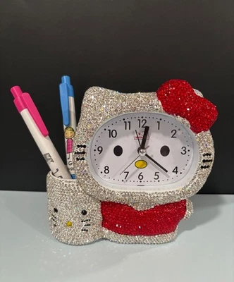 Hello Kitty Rhinestone Alarm Clock - Image 1 of 4