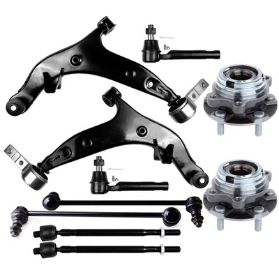 10x Junta de rótula de brazo de control de barra estabilizadora de extremo de barra estabilizadora delantera para Nissan Quest 2004-2009 Foto 1 de 4