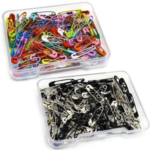 240 piezas 0,75" colores mezclados pequeños pasadores de seguridad metal mini pasador costura ropa artesanía - Imagen 1 de 14