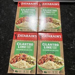 Lot of 4 Zatarain's Cilantro Lime Rice Mix 6.9 oz Each BB 6/27/27+ Free Shipping - Picture 1 of 10