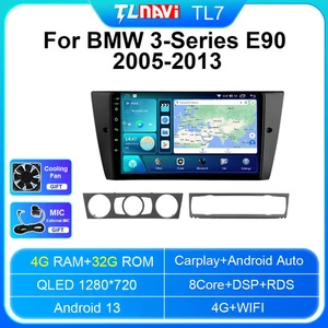 Reproductor multimedia GPS radio coche CarPlay para BMW serie 3 E90 91 92 93 2005-2013 - Imagen 1 de 32