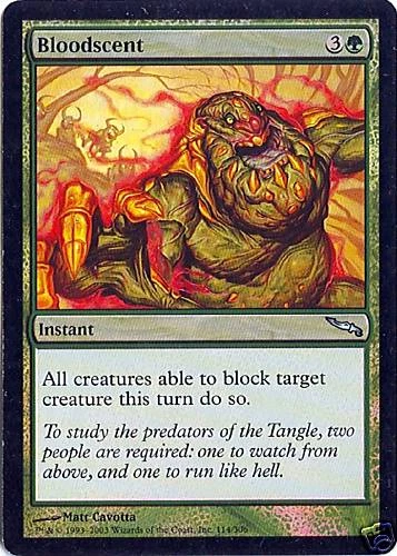 MTG - Mirrodin - Bloodscent - Foil - NM - Image 1 of 1