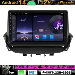 9"Android 14 Autoradio Carplay GPS SAT Navi DAB DVR For Renault Laguna 2001-2007 - Bild 1 von 13