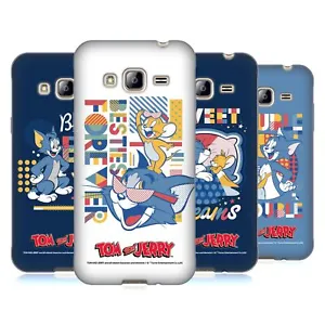 OFFICIAL TOM AND JERRY COLOR BLOCKS SOFT GEL CASE FOR SAMSUNG PHONES 3 - Picture 1 of 11