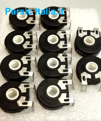 TRIMMER 470K PT15 PIHER MONT. ORIZZONTALE, REGOL. VERT. Ø 15x6mm ( = 10 PEZZI)