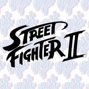 Street Fighter 2 Vinyl Decal - Choose Your Size & Colour! - Picture 1 of 4