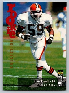 Craig Powell Collector's Choice Update 1995 U13 Cleveland Browns