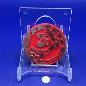 MARIO Super MARIO Bros Very Rare Menko Retro Game Vintage Japanese Nintendo a - Bild 1 von 5