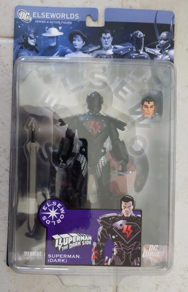 ¡NUEVA FIGURA DE ACCIÓN DC DIRECT OTHERWORLDS SUPERMAN EL LADO OSCURO KAL-EL! A77 Foto 1 de 2