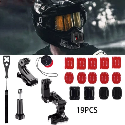 Motorrad Helm Halterung Halter Chin Mount Zubehör für Go-pro Hero Action Kamera - Bild 1 von 4