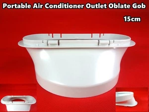 Portable Air Conditioner Spare Parts Outlet Oblate Gob Adaptor (15cm) - Picture 1 of 11