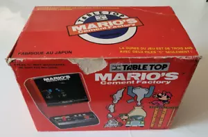 Game & Watch Table Top Mario's Cement Factory - Complet - Boite FR - Picture 1 of 12