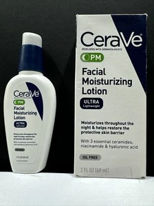 Cerave PM 2 fl. oz. Lozione Idratante Viso - con 3 Ceramidi, Niacinamide + HA - Foto 1 di 6