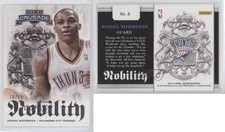 2013-14 Panini Crusade Nobility Silver /25 Russell Westbrook #8