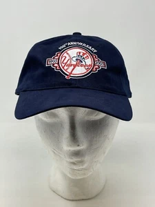 Vintage 2003 New York Yankees 100th Anniversary Strapback Hat Yankee Stadium SGA - Picture 1 of 9