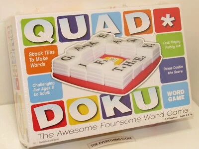 CADACO QUAD DOKU WORD GAME NEW SEALED FREE SHIP - Image 1 of 2
