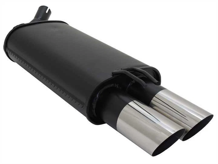 NOVUS Sportauspuff Endschalldämpfer 2x76 MS passend für RENAULT TWINGO I 1.2 C06 - Bild 1 von 1