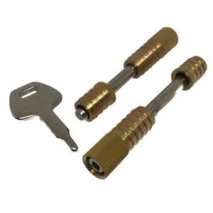 Doppelte Sicherheitsschrauben für Holz-Schiebeflügelfenster (2er Pack) - Bild 1 von 1