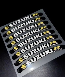 REFLECTIVE WHEEL For GSXR Suzuki STICKERS DECAL KIT LOGO TRIM TYRE - Picture 1 of 2