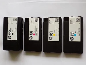 4 Original HP Empty Ink Set HP 951 , 950 , 950XL Cartridges Officejet Pro 8600 - Afbeelding 1 van 6