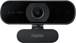Rapoo XW180 Full HD Webcam 1080P 80 Field of View Fixed Focus Noise Cancelling U - Bild 1 von 4