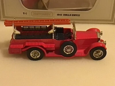 MATCHBOX MODELS OF YESTERhttps://i.ebayimg.cYEAR Y7 1912 ROLLS ROYCE FIRE ENGINE - Image 1 of 4