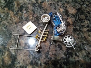 Built Car Model #301 Bunch of stuff Christmas tree Motorcycle and stuff - Picture 1 of 2
