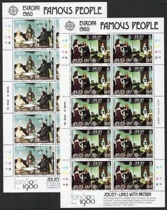 Trikot postfrisch 1980 SG226-29 Europa Kleinbogen - Bild 1 von 1