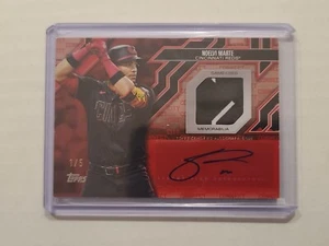 2025 Topps Series 2 City Connect Patch Relic Autograph Noelvi Marte #CCA2-NM 1/5 - Picture 1 of 2