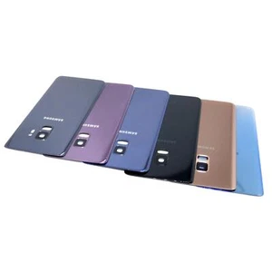 Original Samsung Galaxy S9 SM-G960F G960 Tapa de la batería Cubierta trasera Vidrio de cámara Pegamento - Imagen 1 de 13