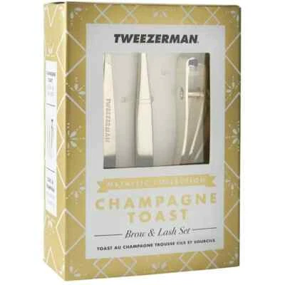 TWEEZERMAN CHAMPAGNE TOAST BROW & LASH SET - WIMPERNPFLEGE  & AUGENBRAUE STYLING - Bild 1 von 2
